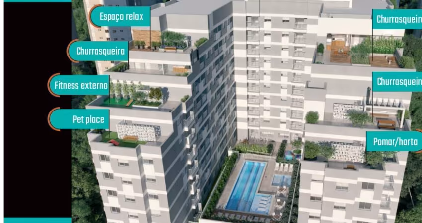 Apartamento de 01 dormitório com 27 m² no valor de R$ 203.500,00