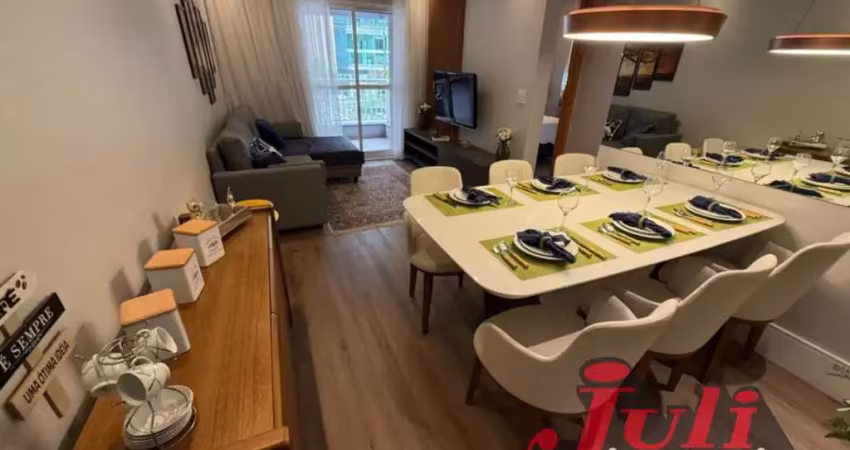 Lindo apartamento decorado 2 dormitórios sendo 1 suíte 2 vagas determinadas bairro campestre  sa