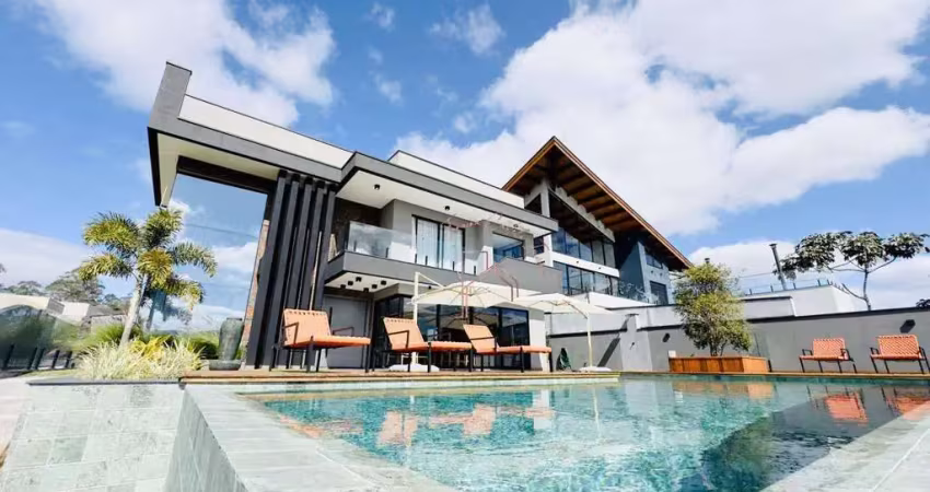 Casa com 4 dormitórios à venda, 380 m² por r$ 4.500.000,00 - condomínio reserva ibirapitanga - santa isabel/sp