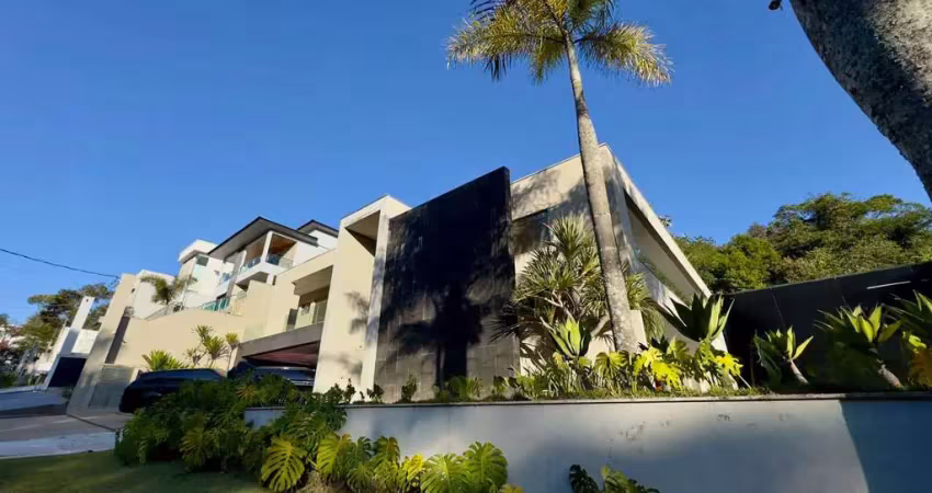 Mansão luxuosa, com 5 dormitórios, 709 m² - venda por r$ 13.000.000 ou aluguel por r$ 55.000/mês - condomínio aruã lagos - mogi das cruzes/sp