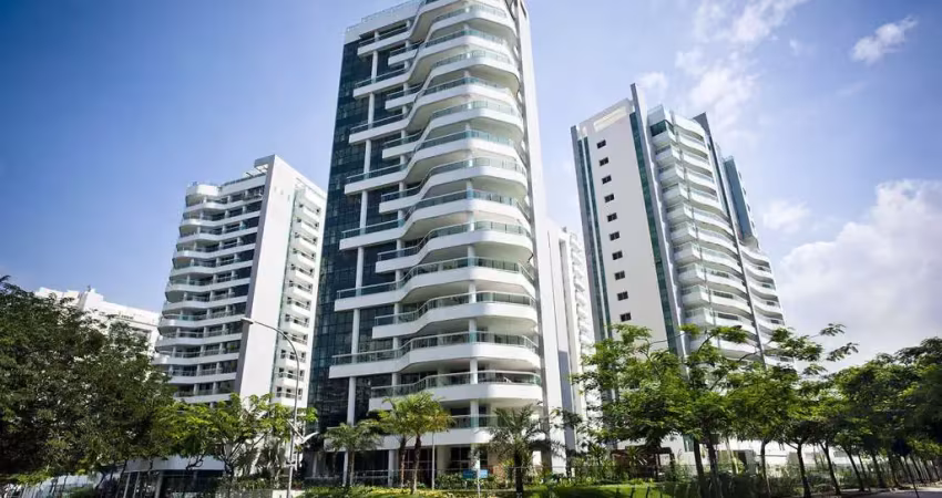 Apartamento com 4 dormitórios à venda, 402 m² por r$ 5.200.000 - península - rio de janeiro/rj