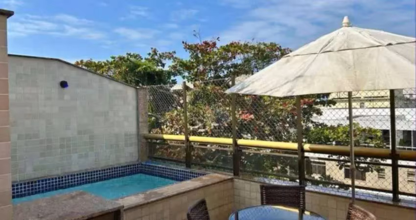 Cobertura com 4 dormitórios à venda, 251 m² por r$ 2.495.000,00 - barra da tijuca - rio de janeiro/rj