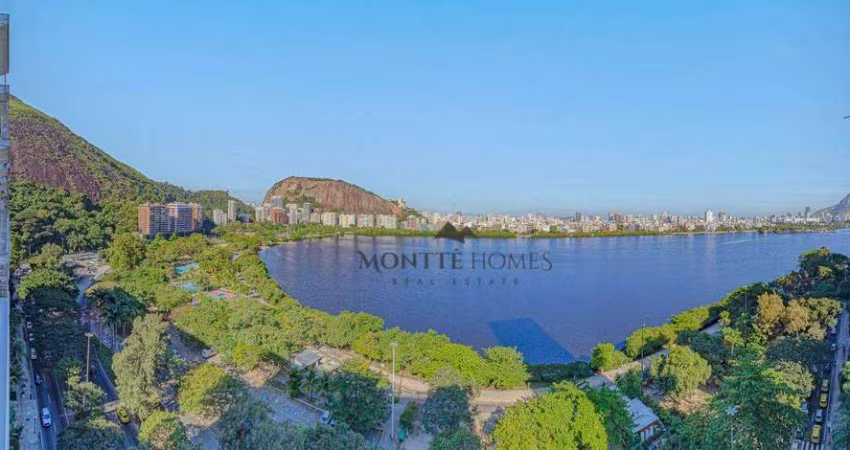 Apartamento com 3 dormitórios à venda, 110 m² por R$ 3.000.000,00 - Lagoa - Rio de Janeiro/RJ