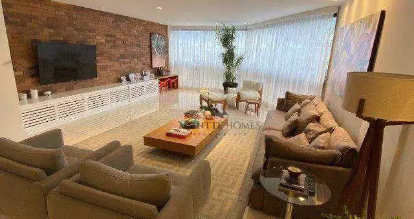 Cobertura duplex com 4 dormitórios à venda, na quadra da praia, 280 m² por r$ 3.790.000 - barra da tijuca - rio de janeiro/rj
