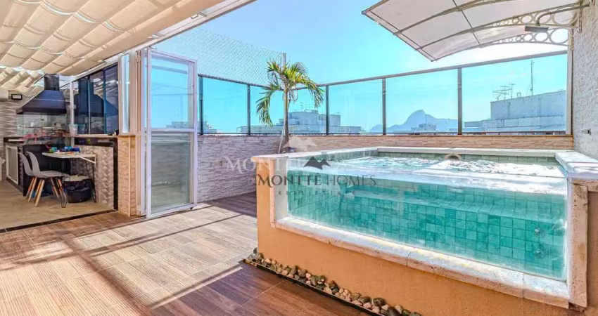 Cobertura com 3 dormitórios à venda, 155 m² por r$ 1.649.000,00 - cidade jardim - rio de janeiro/rj