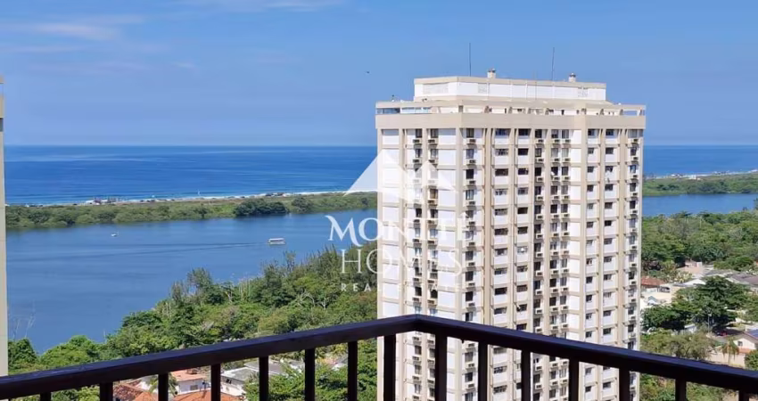 Venda de excelente apartamento no CONDOMÍNIO NOVO LEBLON R$ 1.950.000, 111 m² , 3 quartos, 1 suíte com 2 vagas cobertas, clube, ônibus e balsa para a