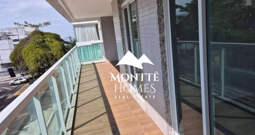 Apartamento a 50m da praia, com 3 suítes para alugar, 96 m² por R$ 4.500/mês - Recreio dos Bandeirantes - Rio de Janeiro/RJ