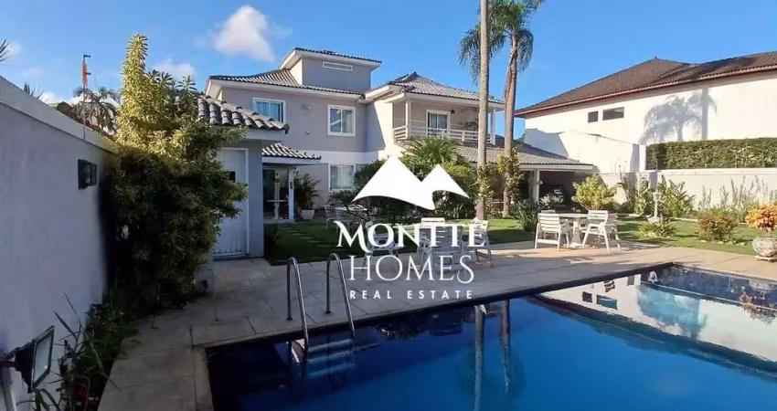 Casa com 4 dormitórios à venda, 550 m² por r$ 4.990.000 - barra da tijuca - rio de janeiro/rj