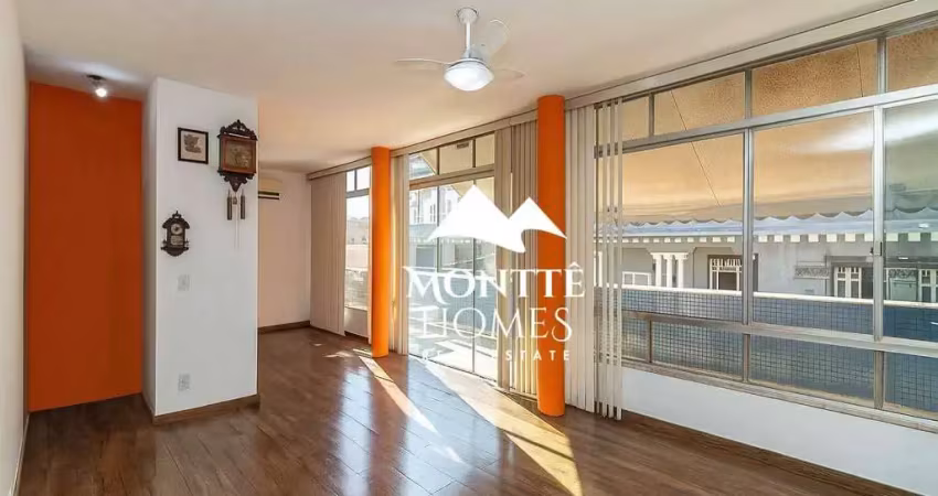 Cobertura ampla com 3 quartos + dependência completa à venda, 173 m² por r$ 1.700.000 - flamengo - rio de janeiro/rj