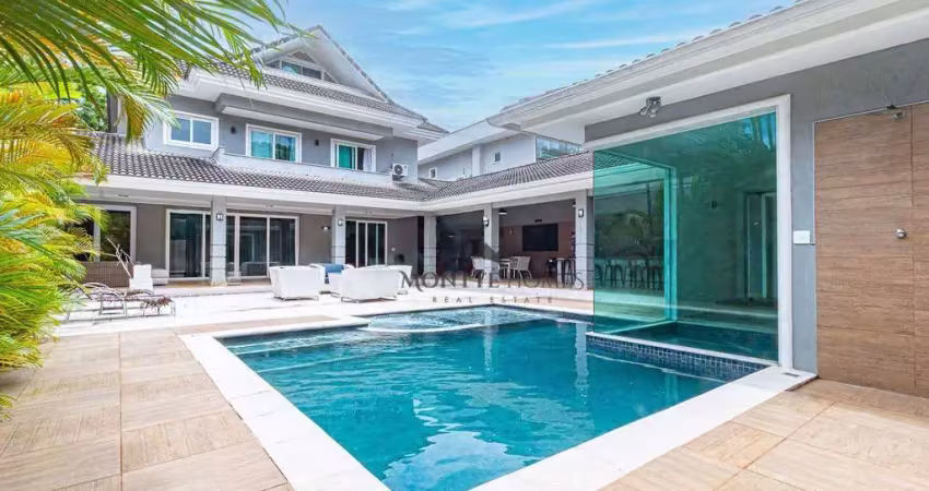 Casa com 5 dormitórios à venda, 521 m² por r$ 8.000.000,00 - barra da tijuca - rio de janeiro/rj