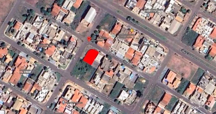 Terreno de esquina de 275 m² no Nova Três Lagoas em Três Lagoas - MS
