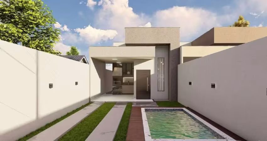 CASA 3 Quartos 109,95 M² Santos Dumont em Três Lagoas / Ms