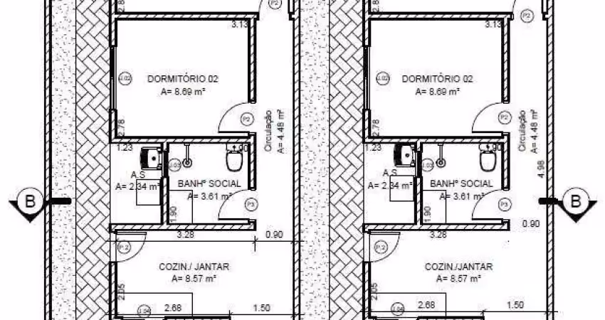 Casa com 2 quartos à venda no Parque Residencial Orestes Prata Tibery Junior, Três Lagoas 