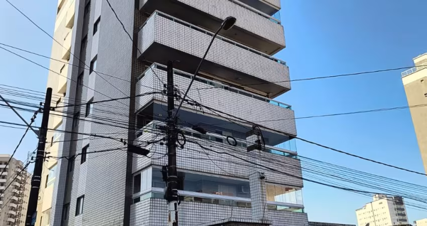 Apartamento vista mar 3 dorm 3 suites mirim 2 vagas de garagem mobiliado