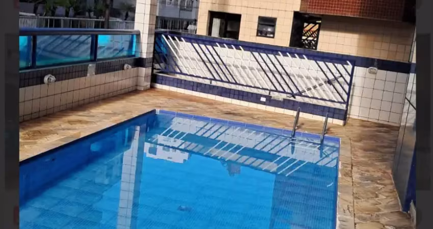 Lindo apartamento 2 dormitorios sendo 1 suite e com 2 sacadas vista mar e piscina ocian