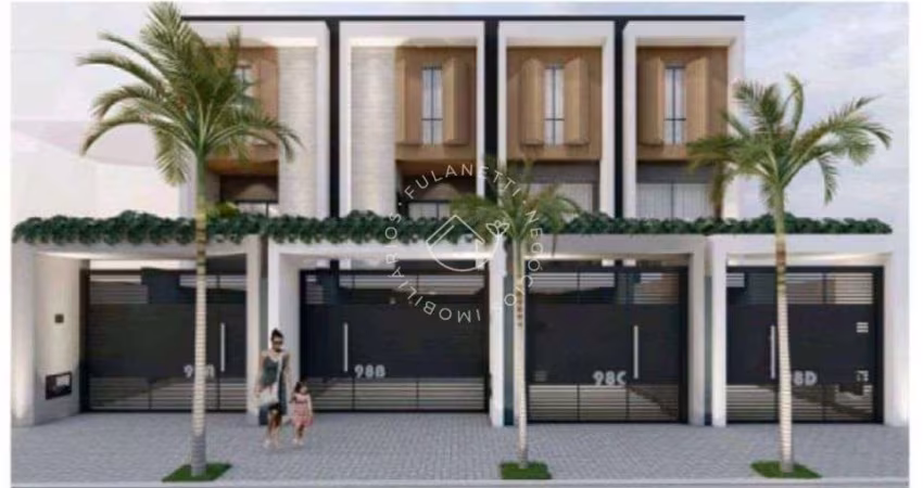 More com Estilo! Sobrados Novos na Cidade Patriarca com 2 Vagas e 03 suítes e Churrasqueira - 146,15m2