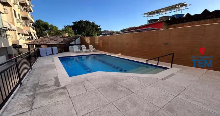 Apartamento  2 quartos ao lado do bahiense na freguesia, rio de janeiro/rj