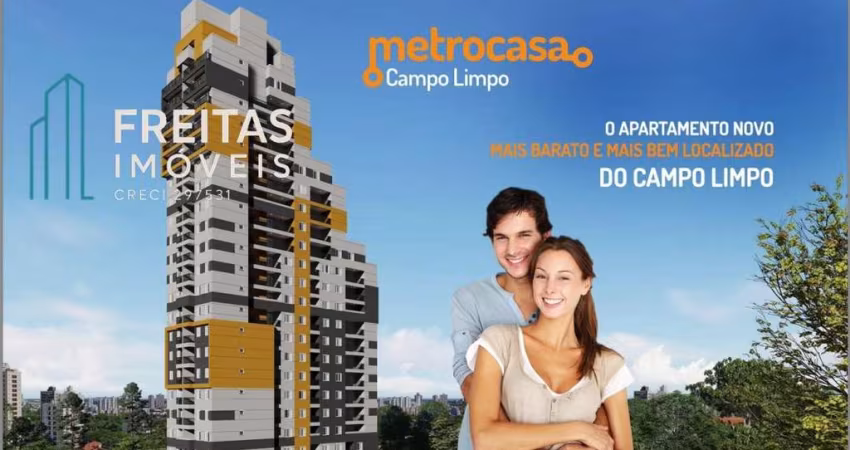 PRONTO PARA MORAR NO CAMPO LIMPO 2DORMITORIOS