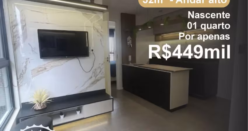 Oportunidade, lindo apartamento de 01 quarto, porteira fechada, próximo a praia, prédio novo, completo e aceita airbnb