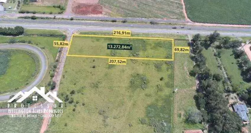 Ótima área de 13.272m² na rodovia limeira - mogi mirim