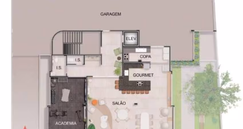 Apartamento à venda no Marina Residence com 3 quartos e 69m²