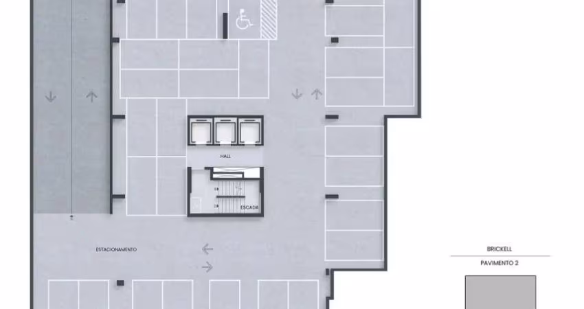 Apartamento à venda no Brickell com 1 quarto e 51m²