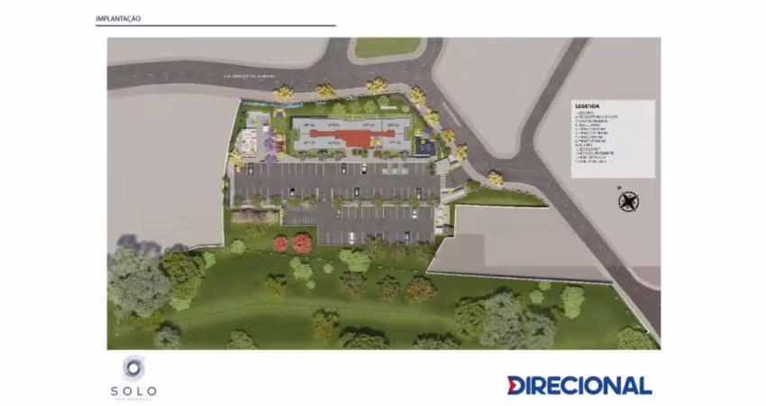 Apartamento à venda no Solo Residencial com 2 quartos e 43m²
