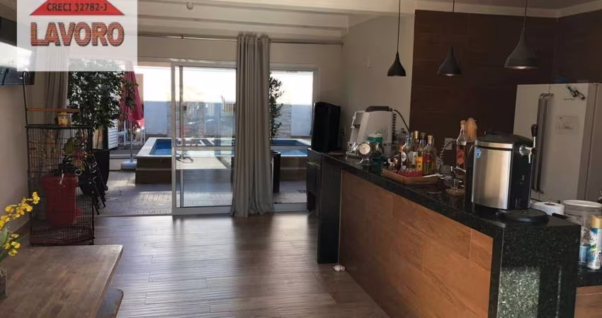Sobrado com 3 dormitórios e 3 suítes à venda, Jardim Boer I - Americana/SP, 192 m², piscina aquecida
