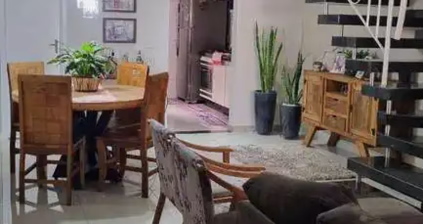 Sobrado com 2 dormitórios à venda, vila santa maria,  americana/sp, 86 m², at 111 m², 2 vagas, rico em armários. área gourmet com churrasqueira.
