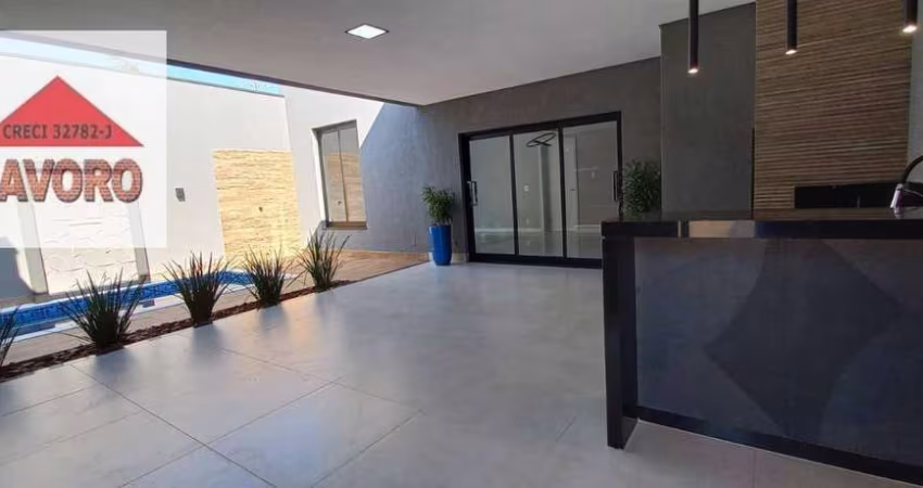 Casa com 3 dormitórios e piscina à venda, Jardim Colina - Americana/SP, 136 m², Espaço Gourmet