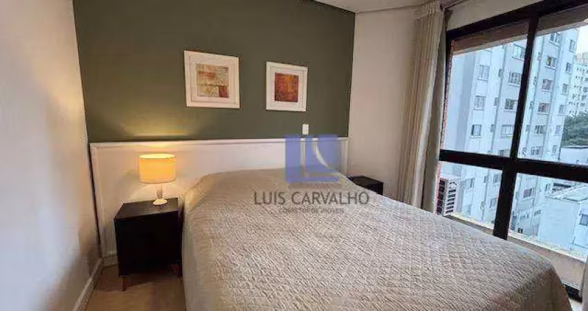 Flat com 1 dormitório para alugar, 42 m² por R$ 6.100,00/mês - Itaim Bibi - São Paulo/SP