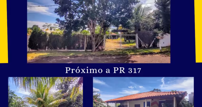 Linda chácara de 1.000 m² na 'chácara dos ipês' próximo a pr 317 entre iguaraçu e maringá