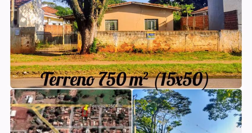 Terreno de 750m² ideal para barracão industrial, área de lazer ou moradia, Iguaraçu-PR