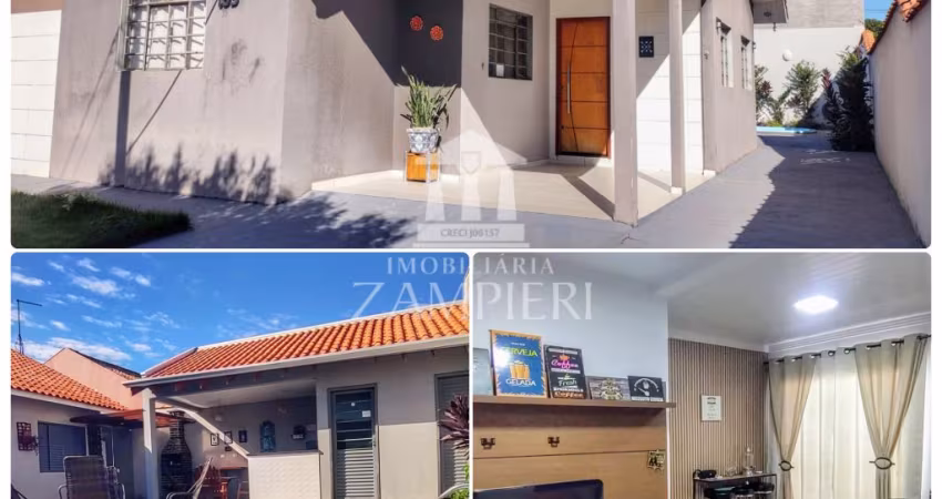 Casa de 99m², com edícula de 30m²  em terreno de 264,00m², situado no Jardim Arnaldo de Souza Miranda, no Município de Iguaraçu-PR