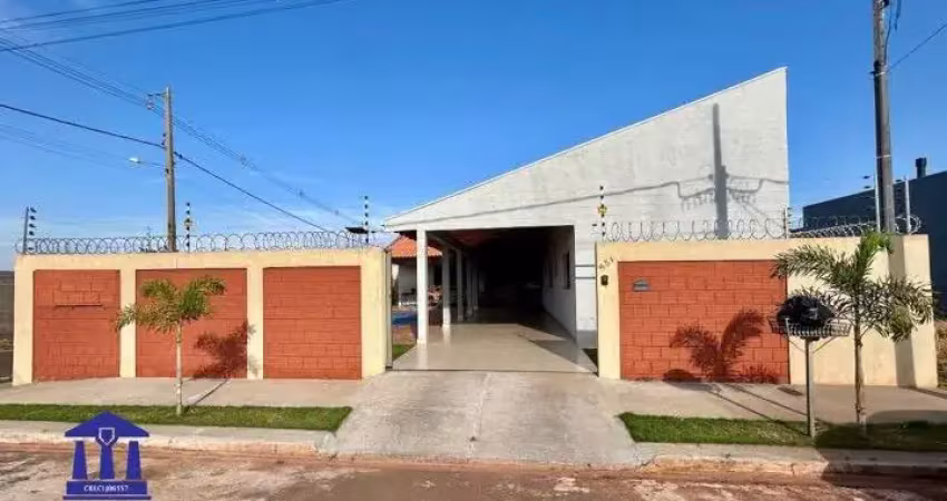 Área de lazer com 252m² em terreno de 750m², no loteamento villa verde, no municipio de iguaraçu-pr.