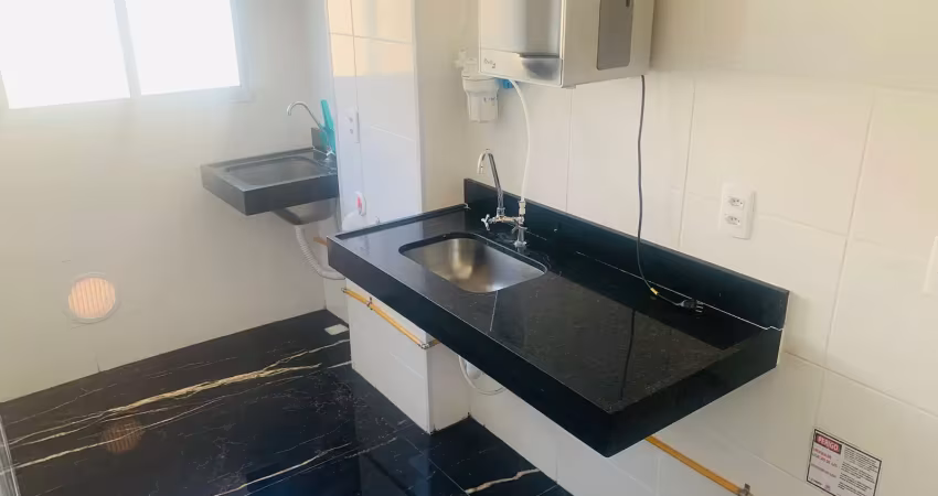 Apartamento à venda no cpa com 2 quartos, porcelanato. andar alto.