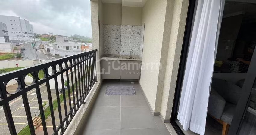 Apartamento com 2 dormitórios, sendo 1 suíte,  à venda, 70 m² por R$ 490.000 - Terras de Santa Bárb
