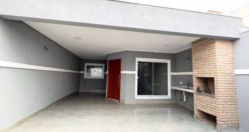 Casa com 3 dormitórios, sendo 1 suíte,  à venda, 129 m² por r$ 590.000 - parque universitário - americana/sp