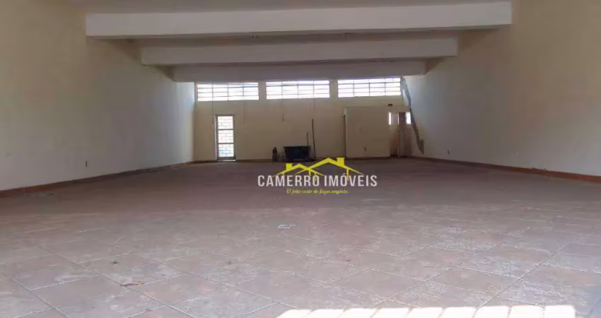 Salão para alugar, 220 m² por r$ 6.000,00/mês - jardim girassol - americana/sp