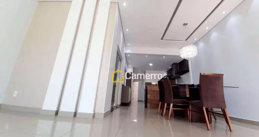Casa com 3 dormitórios à venda, 110 m² por r$ 645.000,00 - terramerica  - americana/sp