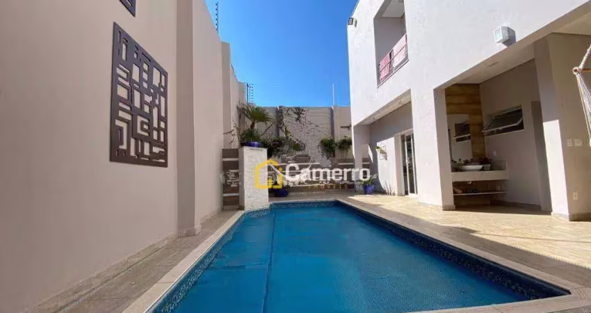 Casa com 4 dormitórios à venda, 476 m² por r$ 3.700.000,00 - jardim ipiranga - americana/sp