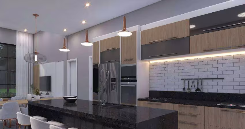 Casa com 3 dormitórios à venda, 185 m² por r$ 1.390.000,00 - condomínio solar das esmeraldas - nova odessa/sp
