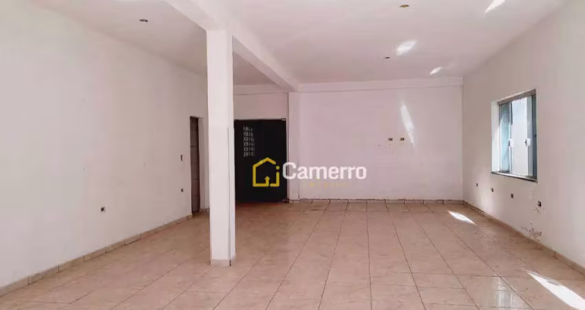 Salão para alugar, 197 m² por r$ 4.500/mês - centro - americana/sp