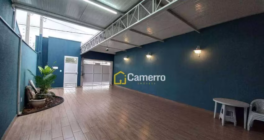 Casa com 2 dormitórios sendo 1 suite à venda, 80 m² por r$ 550.000 - jardim terramerica 3 - americana/sp