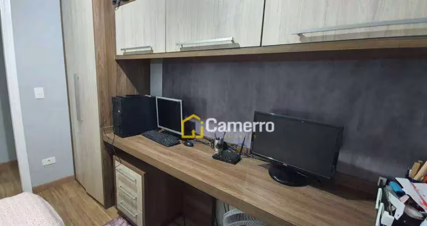 Apartamento com 3 dormitórios à venda, 60 m² por r$ 295.000,00 - jardim são camilo - santa bárbara d'oeste/sp