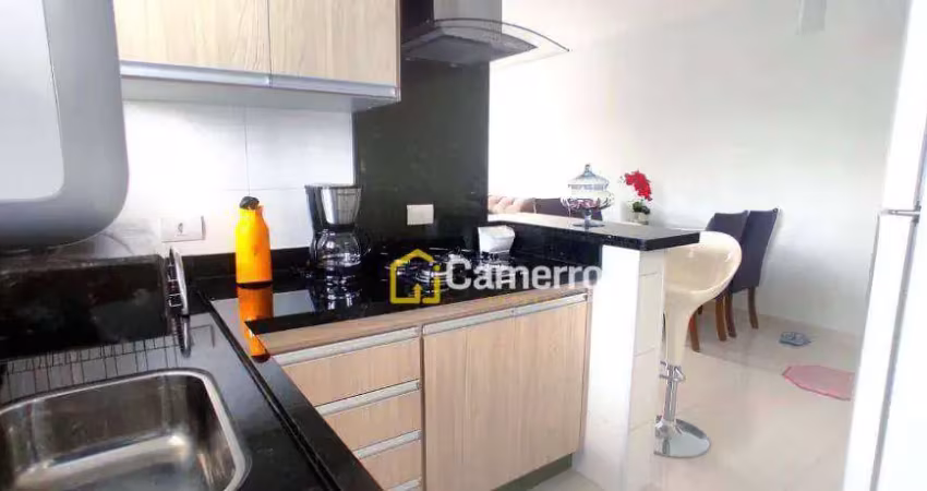Apartamento com 2 dormitórios, sendo 1 suíte,  à venda, 88 m² por r$ 330.000 - parque universitário - americana/sp