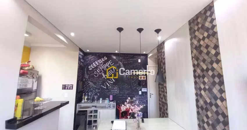Apartamento com 2 dormitórios à venda, 51 m² por r$ 250.000,00 - praia dos namorados - americana/sp