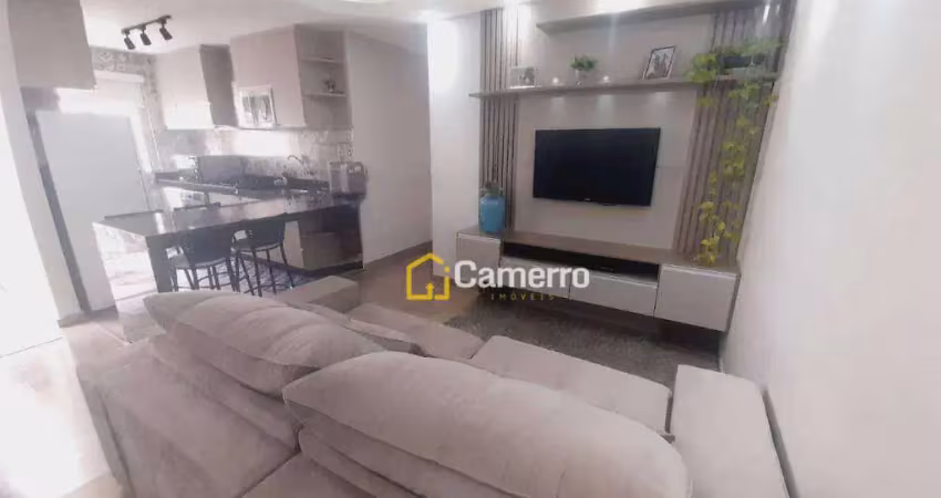 Apartamento com 3 dormitórios à venda, 60 m² por r$ 265.000,00 - parque universitário - americana/sp