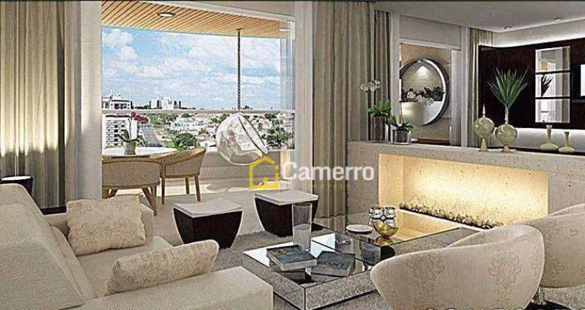 Apartamento com 3 dormitórios à venda, 250 m² por r$ 1.750.000,00 - jardim girassol - americana/sp
