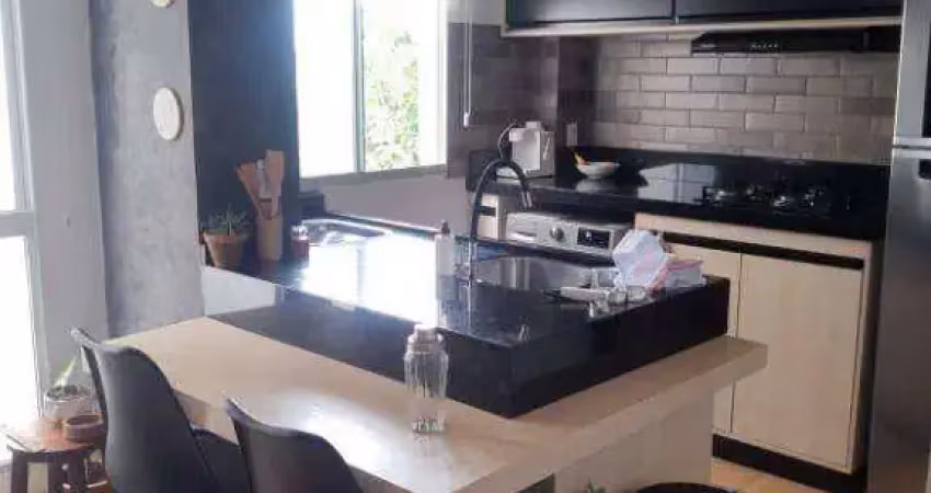 Apartamento com 2 dormitórios à venda, 43 m² por r$ 220.000,00 - jardim terramérica i - americana/sp